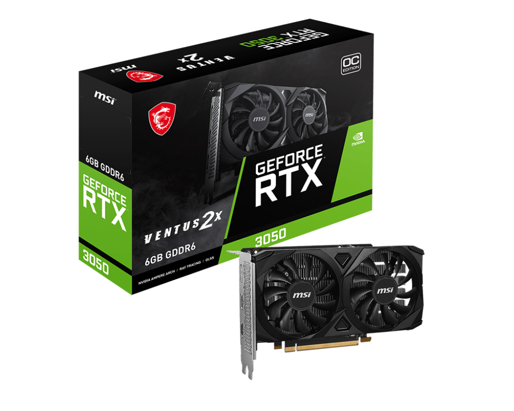MSI GeForce RTX 3050 VENTUS 2X E 6G OC