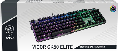 MSI VIGOR GK50 ELITE Mechanical Gaming Keyboard ar
