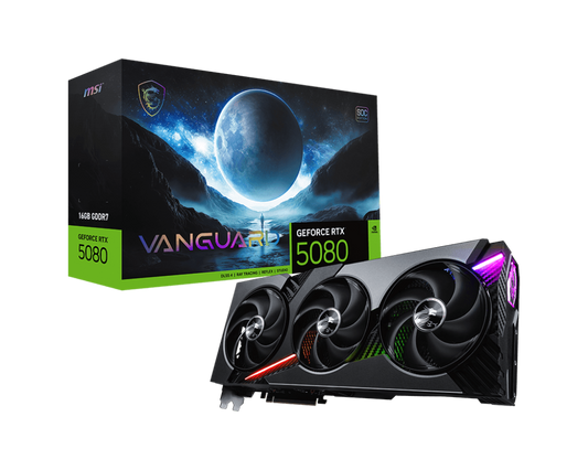 MSI GeForce RTX 5080 16G VANGUARD SOC